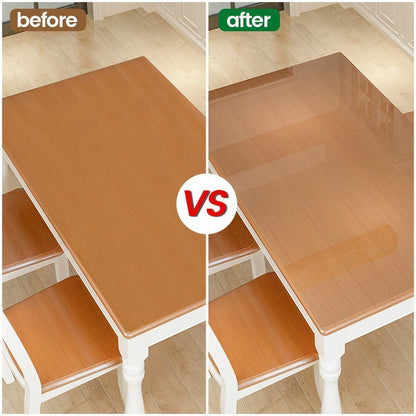 5M PVC Transparent Furniture Films Vinyl Self-Adhesive Desk Protective Stickers