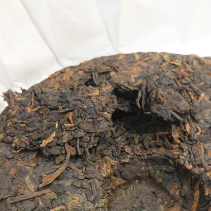 357g Yunnan Ripe Puerh Tea Cake Huazhuliangzi Pu-erh Cooked Tea Pu'er Black Tea