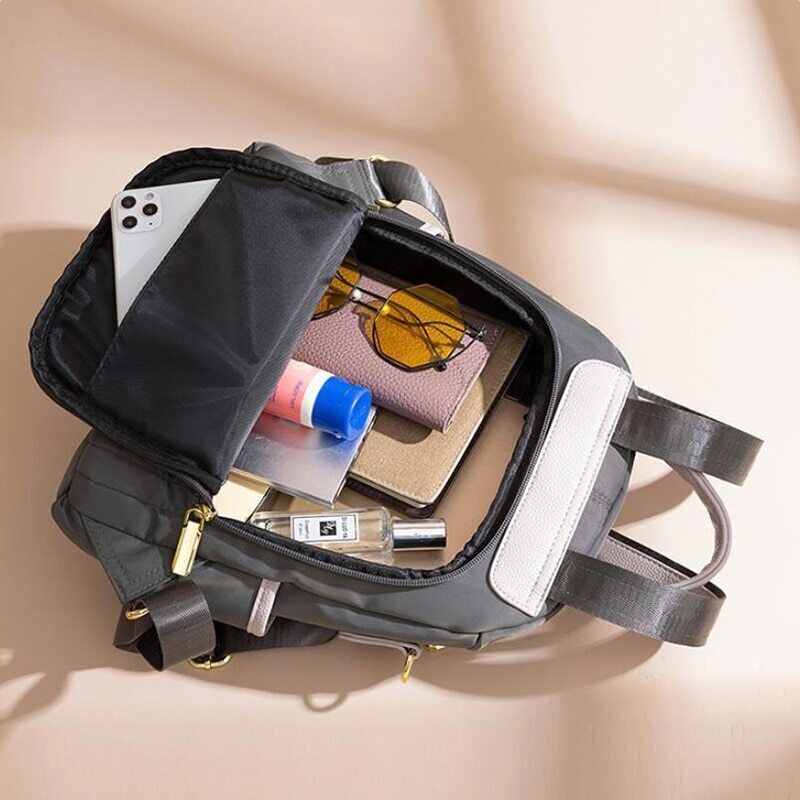 Women Backpack Oxford Cloth Lady Travel Leisure Canvas Bag Girl Schoolbag