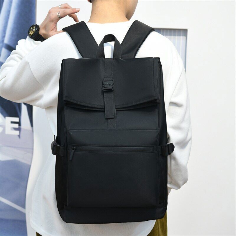 College Backpack Men Student Schoolbag Sport Pack 15.6 Inch Laptop Backbag