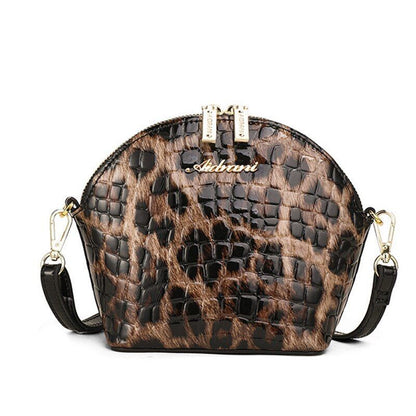 Leather Bag Shell Fashion Versatile One-Shoulder Messenger Bag Small Square Bags