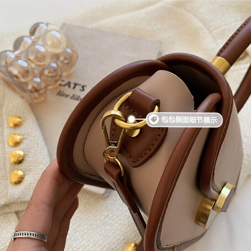 Women Shoulder Bag PU Leather Handbag Girls Tote Bag