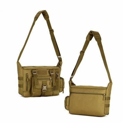 Tactical Sling Bag Waterproof Tactical Shoulder Laptop Bag Travel Hiking Outdoor