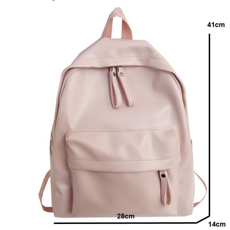 Women Backpack PU Leather School Bag Backpacks Teengers Gilrs Travel Backpack