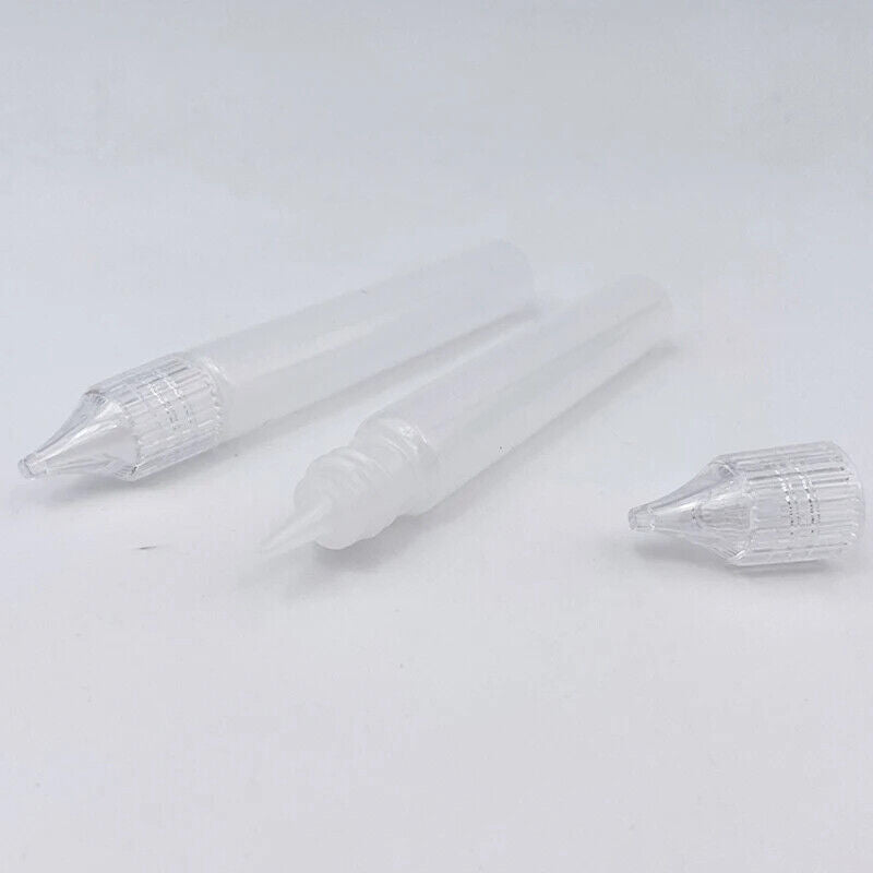 Paper Quilling 5Pcs Plastic Needle Squeeze Empty Bottles Glue Applicator 10~30ml