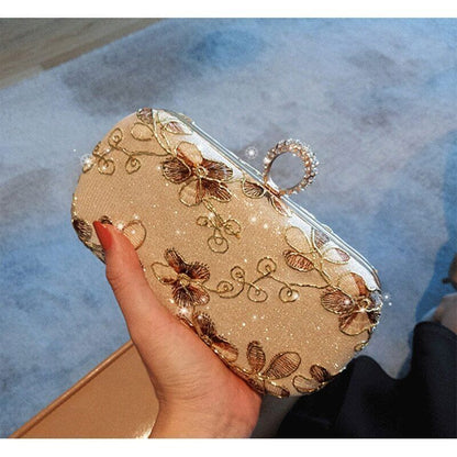 Handbags Women Bags Embroidery Women Evening Bag Wedding Bridal Shoulder Bag