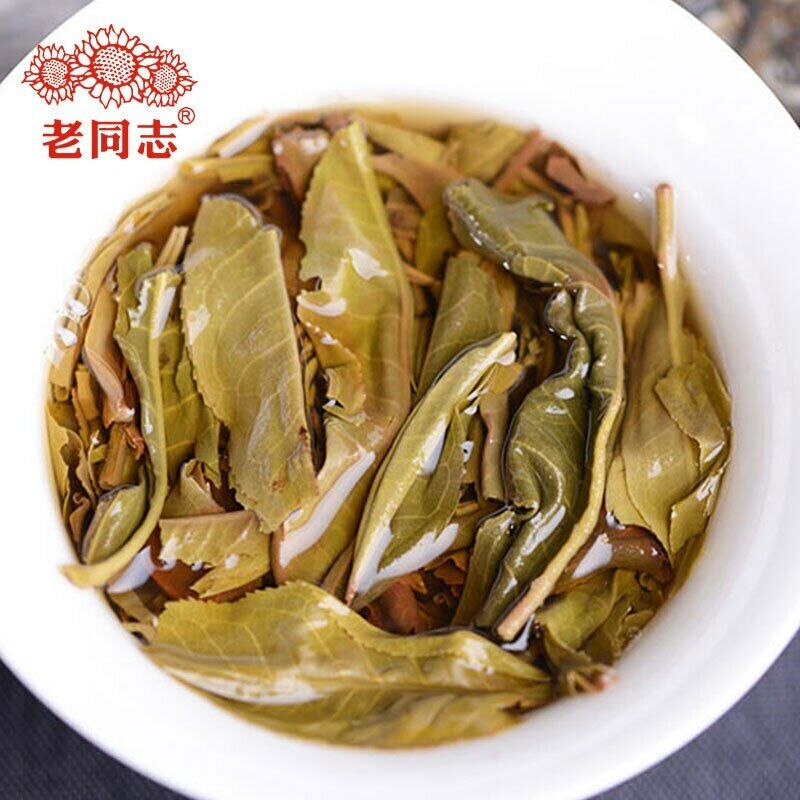 Zhang Jia San Dui Raw Puer Tea Bulang Mountain Sheng Puerh 500g