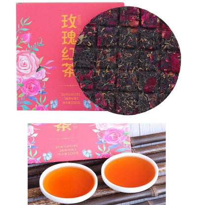 100g Yunnan Kung Fu Black Tea Rose Black Tea Cake Mini Rose Black Tea Small Cake