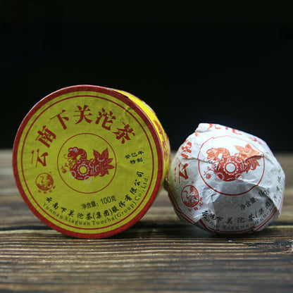 2013 Yunnan Tuocha Tea "She Nian" Raw Pu Erh Tuo Cha Xiaguan Pu-erh Tea 100g
