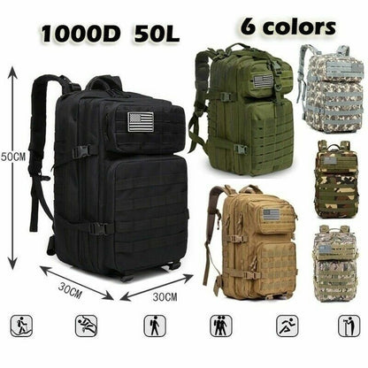Nylon Fishing Hunting Bag Backpack Military Rucksacks Tactical Sports Camping