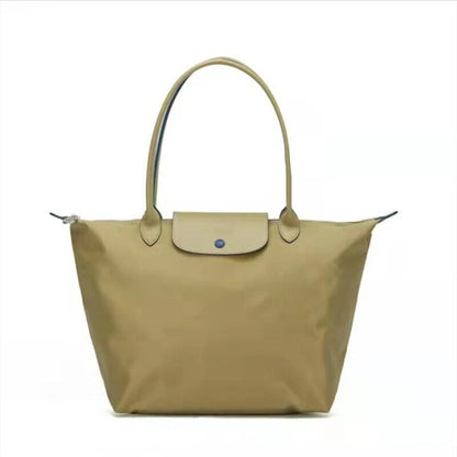 New Fashion High Capacity Embroidered Nylon Shoulder Bag Shopping Bag