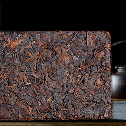 250g Yunnan Ripe Puerh Tea Brick Weirenminfuwu Pu-erh Cooked Tea Pu'er Black Tea