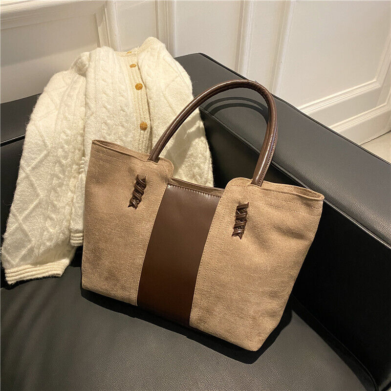 Womens PU Leather Shoulder Bag Tote Purse Handbag Messenger Crossbody Satchel