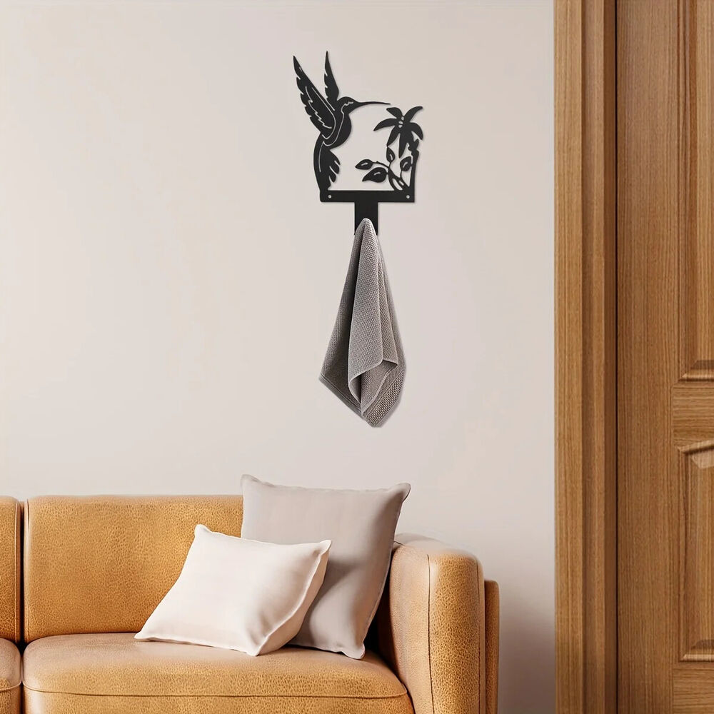 CIFBUY Metal Creative Key Hooks, Wall Hooks, Household Multi-Purpose Clothes