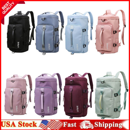 Sport Duffle Bag Canvas Travel Handbag Gym Yoga Luggage Bags Backpack Women Men