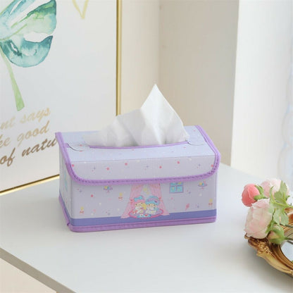 kuromi my melody fold car tissue box tissue holder PAPER TOWEL BOX new