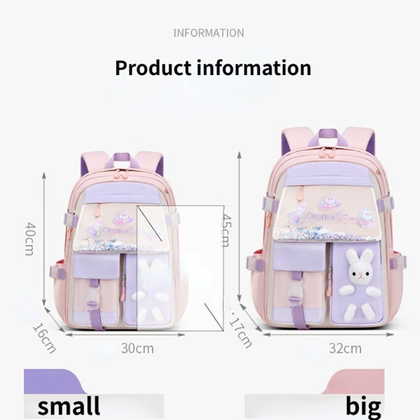 Children's Backpack Girl School Bags Children Backpacks Bag Pockets Schoolbags