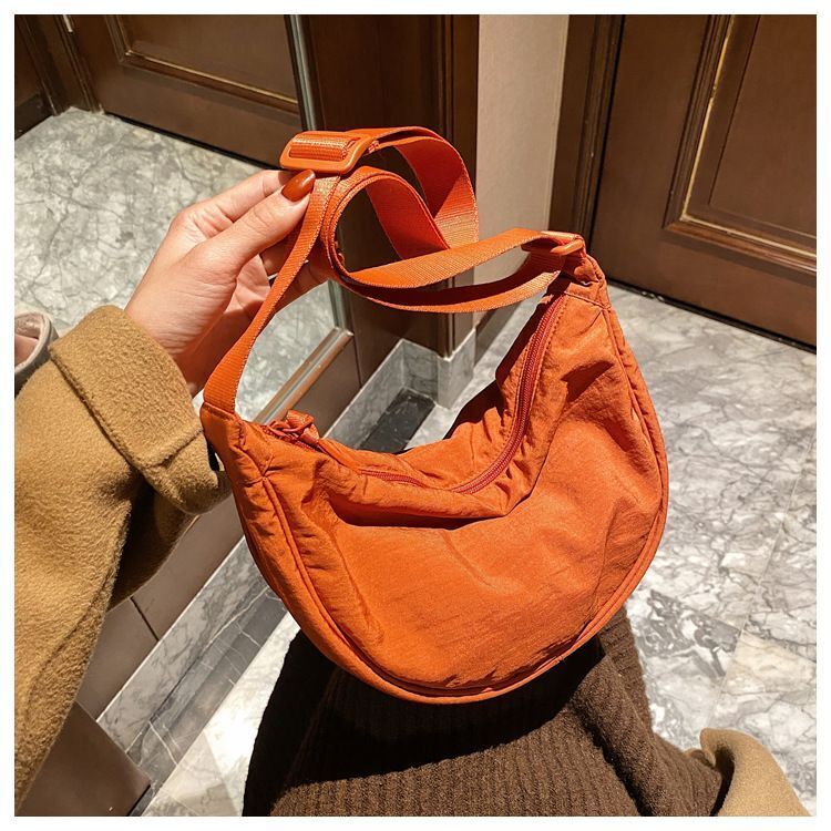 Nylon Hobos Crossbody Bag Shoulder Purse Large Tote Traveling Shopper Pouch 1 Pc