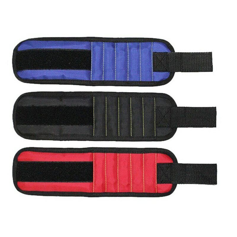 Strong Magnetic Wristband Tool Bags Screw Nail Nut Bolt Drill Storage Portable