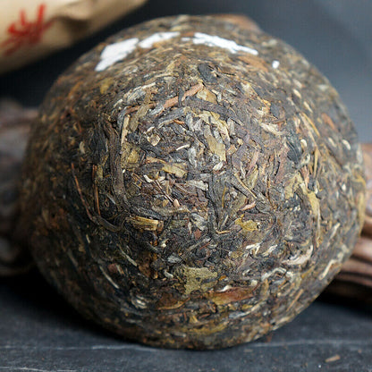 Xiaguan Holy Flame Tibetan Jincha Mushroom Shaped Puer Tea 2016 250g Raw Pu'er