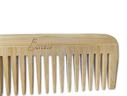 Wooden Hair Brush and Comb Set Natural Stylish Eco-Friendly Design Gift Set of 2