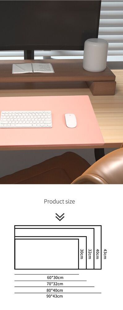 Desk Mat Folding Elbow Wrist Guard Leather Table Gaming Mouse Pad Laptop Cushion