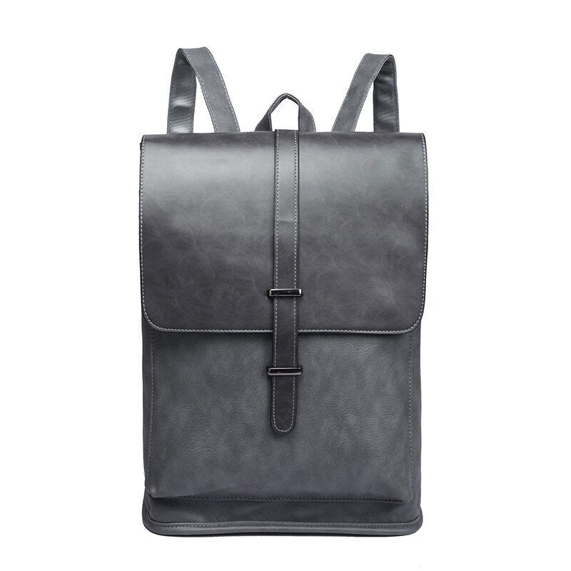 Laptop Backpack Men Bag Pack Leather Backpacks Travel Man School Bags College