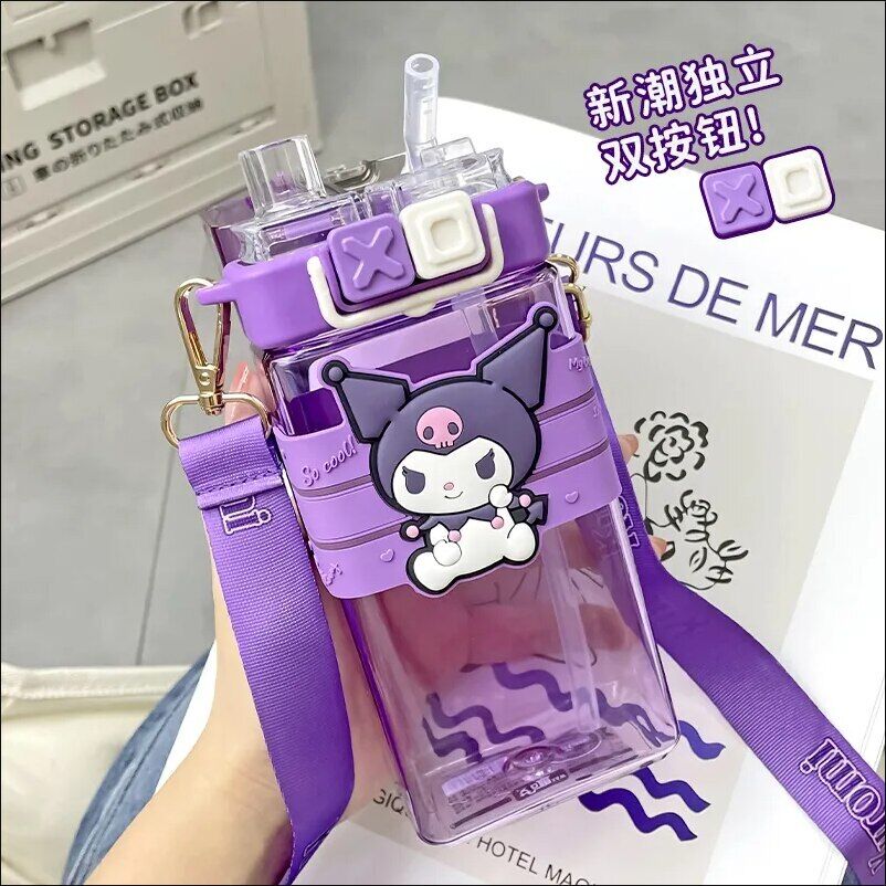 Water Cup My Melody Kuromi Cinnamoroll Coolmipenk Cup Space Cup Straight Drink