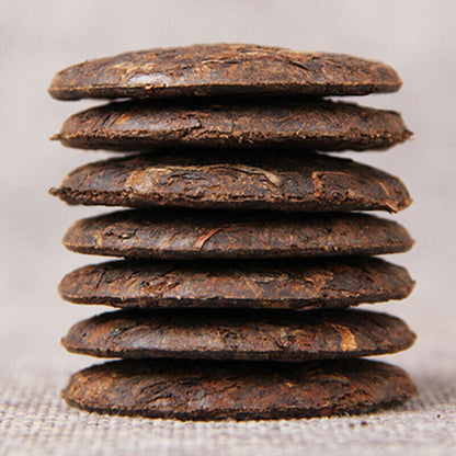 200g Ripe Tea Pu'er Small Tea Column Tea Cake Fermented Craft Tea Health Care