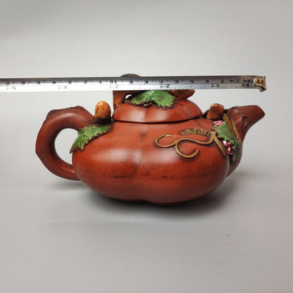 Vintage Chinese Yixing Purple Clay Teapot Zisha Ceremony Exquisite Teaware Rare