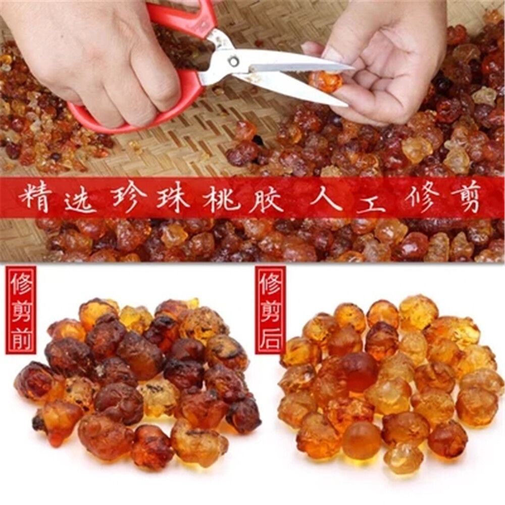 Chinese Organic Peach Resin Ecology Taojiao 100% Natural Peach Gum Herbal Tea