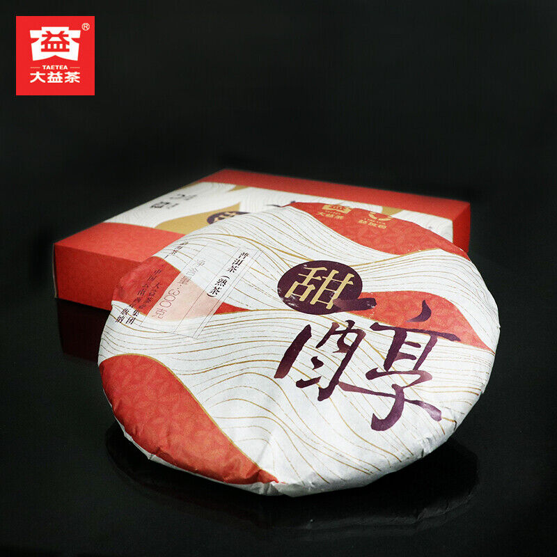 TIAN CHUN * 2019 TAETEA Menghai Dayi Puerh Pu'er Pu-erh Ripe Cake Tea 300g Box