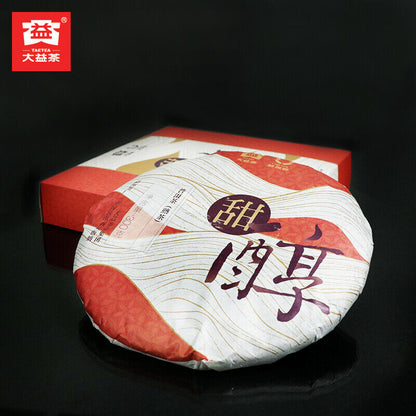 TIAN CHUN * 2019 TAETEA Menghai Dayi Puerh Pu'er Pu-erh Ripe Cake Tea 300g Box