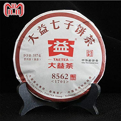 8562 Yunnan Menghai Da-yi Ripe Puer Pu Erh 357g Shu Pu-erh 1701 Batch Shou Cha