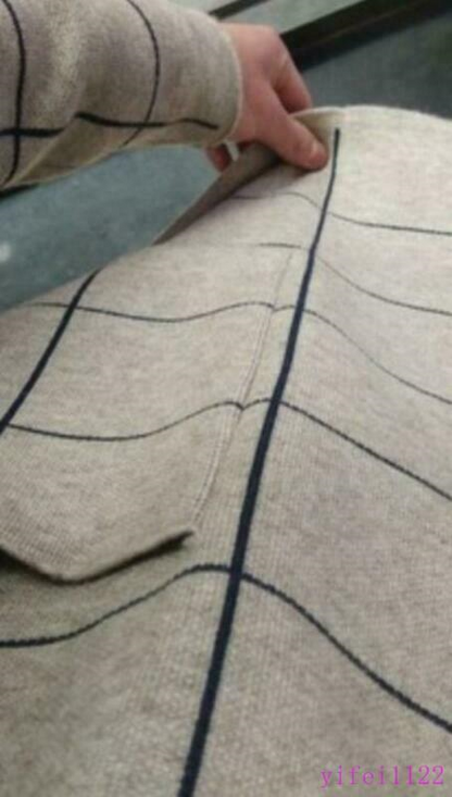Mens Kint Cardigan Sweater Checks Korean Long Slim Lapel Outwears Coats Jackets
