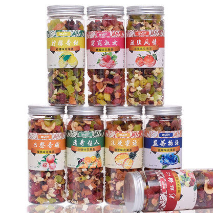 180g canned floral tea Paris Champs é eight flavors of floral and fruit tea