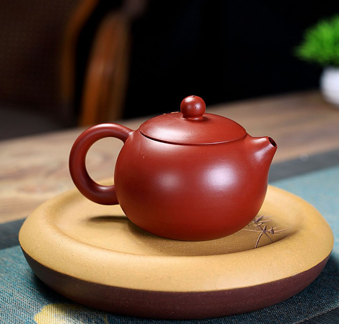 Yixing purple clay teapot famous pure hand-painted Dahongpao teapot