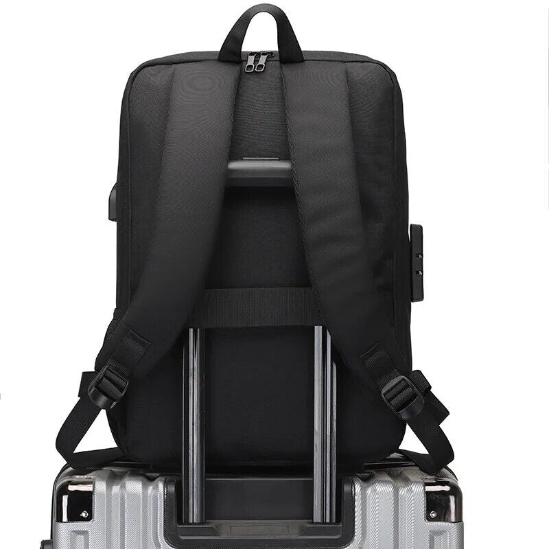 Black PC Hard Shell Bag Commuting Business Backpack Men's Backpack Computer Bag