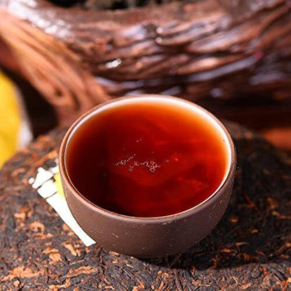 2014yr Yunnan Menghai Ripe Puerh Tea Cake-Cook Pu erh Tea Cake Shu Puer Tea 500g