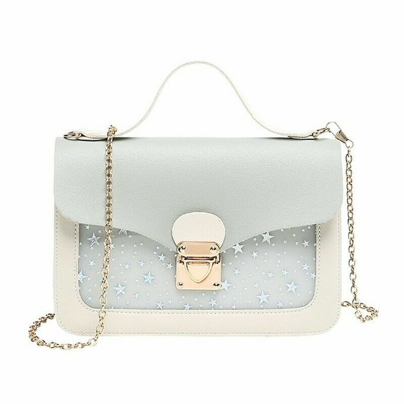 Women Square Pack Shoulder Bag Crossbody Bag Clutch Wallet Handbags Pink