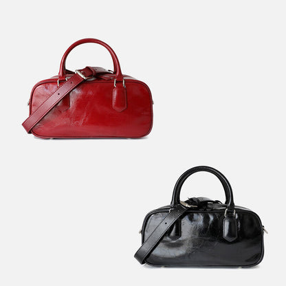 S/M Real Leather Tote Purse Clutch Handbag Fashion Boston Shoulder Bag Crossbody
