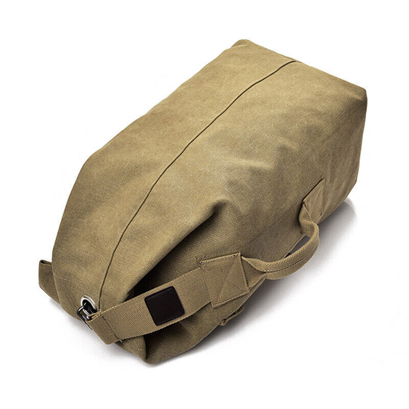 Men's Military Canvas Backpacks Male Shoulder Army Bag Tourist Foldable Bag