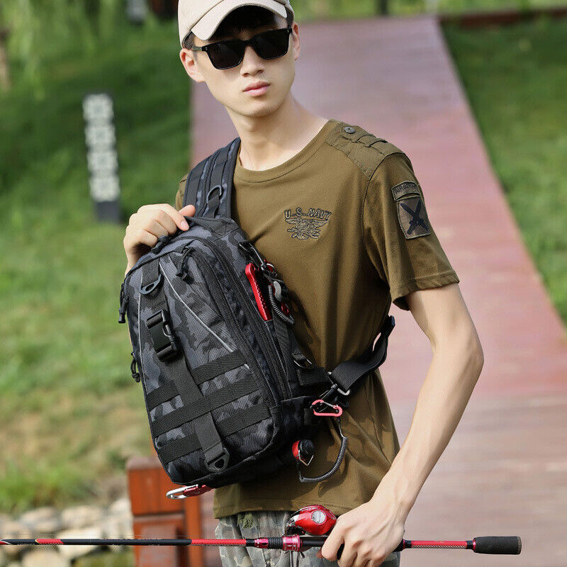 Military Tactical Backpack Army Camouflage Shoulder Bag Riding Hiking Camping