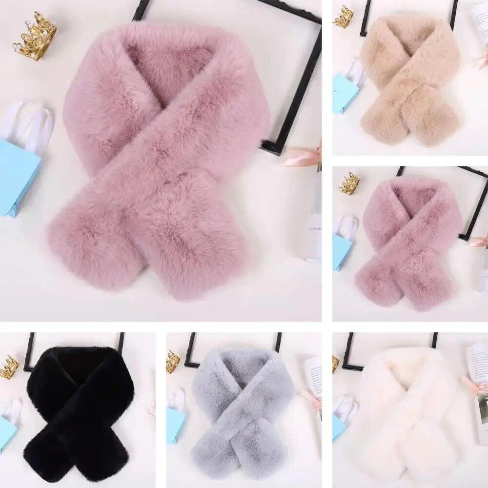 Double Sides Real Rex Rabbit Fur Scarf Neck Collar Scarves Neckerchief Stole