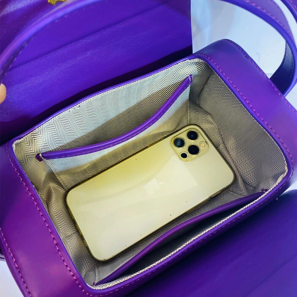 Handbags Women Square Lock Decoration Shoulder Crossbody Bag Purse