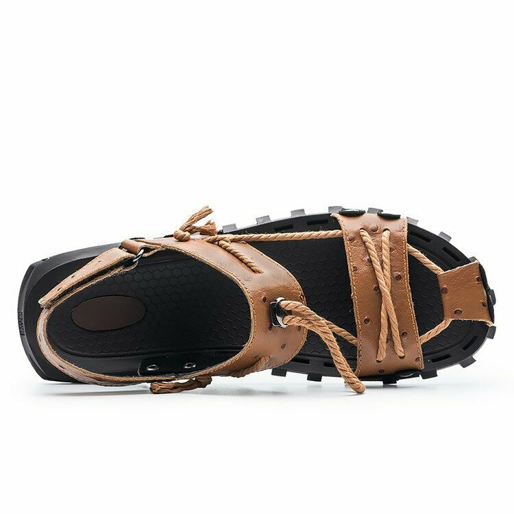 Mens Close Toe Hollow Out Sandals Sports Flats Beach Outdoor Shoes Summer Casual