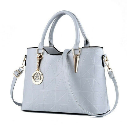 Women's Ladies Handbag PU Leather Tote Cross Body Shoulder Bag Purse Satchel Bag