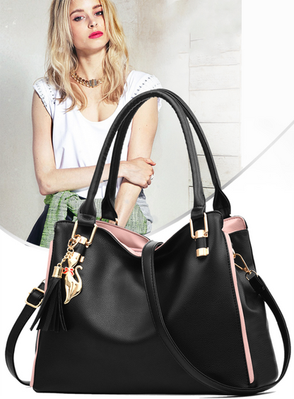 Leather Handbags Shoulder Messenger Crossbody Satchel Ladies Purse Tote