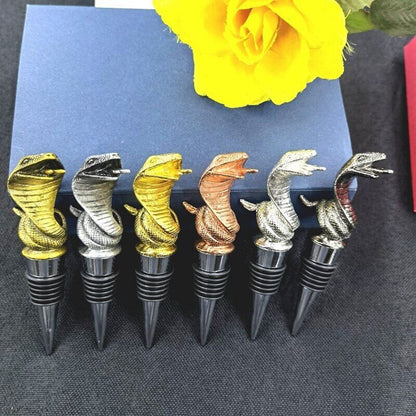 Wine Stopper Creative Snake Zinc Alloy Champagne Bottle Keeping Fresh Sealed Cap