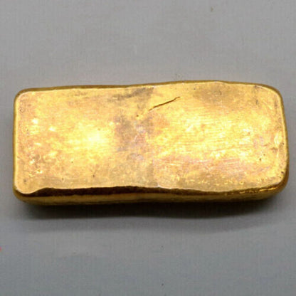 Antique Chinese Ancient Gold Bar Crafts Ingot Collection Coin Commemoratvie